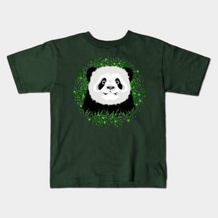 Cute Panda Bear Kids T-Shirt